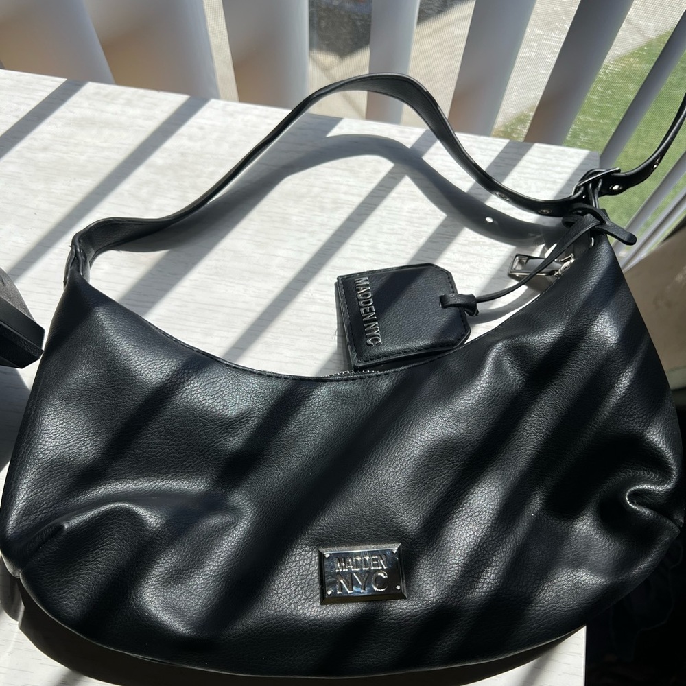 Women's Faux Leather Shoulder Bag from Madden NYC